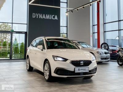 SEAT Leon III -ST Style 1.5TSI 130KM M6 2021 r., salon PL, I wł., f-a VAT, gwar.