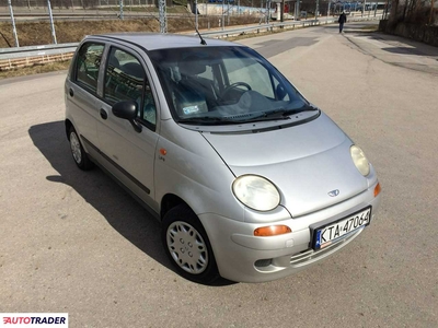 Daewoo Matiz 0.8 benzyna 51 KM 2002r. (Kraków)