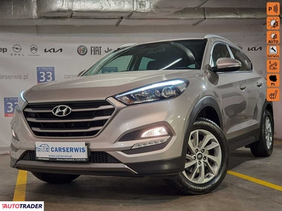 Hyundai Tucson 1.6 benzyna 132 KM 2016r. (Warszawa)