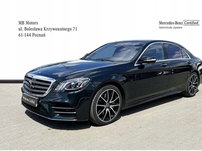 Mercedes Klasa S W222 Limuzyna Facelifting 4.0 560 469KM 2018