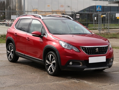 Peugeot 2008 , Salon Polska, Skóra, Navi, Klimatronic, Tempomat,