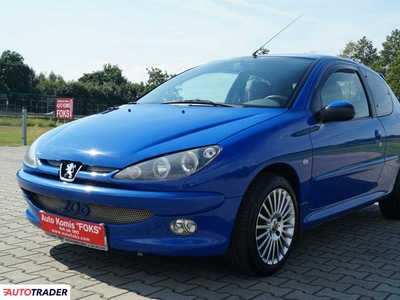 Peugeot 206 1.1 benzyna + LPG 60 KM 2001r. (Goczałkowice-Zdrój)