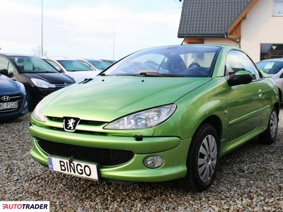 Peugeot 206 CC 1.6 benzyna 109 KM 2003r. (Harklowa)