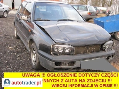 Volkswagen Golf 1.9 diesel 75 KM 1993r. (Zarzysko, Oleśnica)