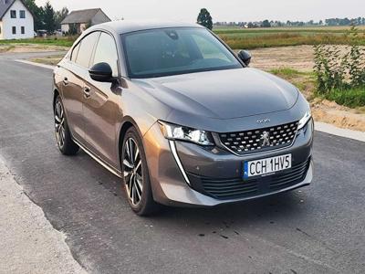 Peugeot 508 GT 225KM Hybryda Hybrid pług in NIGHT Vision, aut. parkow.