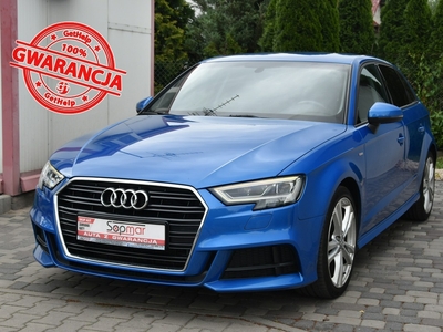 Audi A3 Sportback 30TDi 116KM 2019r. S-line MMINAVi FullLED Climatronic 18