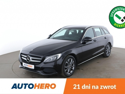 Mercedes-Benz Klasa C W205 FV23 9G-Tronic Avantgarde Klima Navi Tempomat Grzane Fotele Kamera L