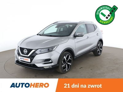 Nissan Qashqai II Navi, klima auto, panorama, półskóra, kamera i czujniki parkowania