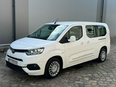 Toyota ProAce Proace City Verso Diesel LONG Brygadówka 5-osobowy Klima Hak PDC Salon