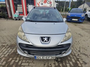 Peugeot 207 SW, 2007r. 1.6 Diesel HAK, Klimatyzacja Opłaty aktualne