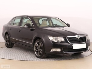 Skoda Superb II , Salon Polska, DSG, Skóra, Navi, Xenon, Bi-Xenon,