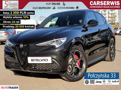 Alfa Romeo Stelvio 2.0 benzyna 280 KM 2022r. (Warszawa)