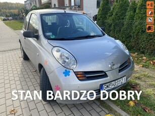 Nissan Micra III Benzyna, klimatyzacja, isofix, książka serwisowa, przegląd do 09.202