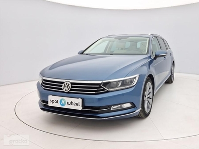 Volkswagen Passat B8 2.0 150KM BT, czujniki park, pol-skora, grzane fotele, tempomat