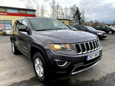 Jeep Grand Cherokee 2016r. 3,6 Benzyna Łopatki Kamera Szary Chrom FV 23% Zamiana