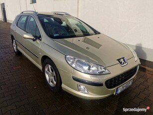 PEUGEOT 407SW 2,0PB 136KM DOINWESTOWANY,SZKLANY DACH,PREMIUM STAN WZOROWY