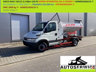 IVECO DAILY 35C12 KIPPER WYWROTKA NA 3-STRONY HOMOLOGACJA