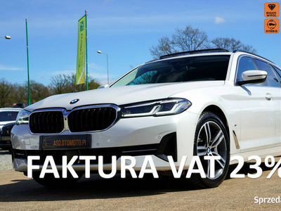 BMW 530 FUL LED head UP nawi EL.KLAPA grzane fotele PANORAM…