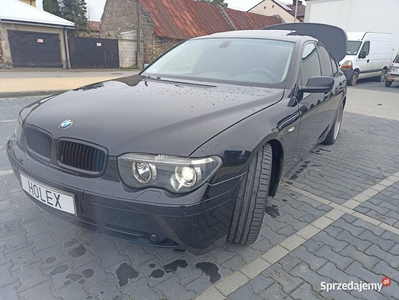 BMW seria 7 E65 • Skóry • Felgi 20 cali• Czarna