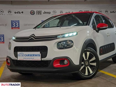 Citroen C3 1.2 benzyna 110 KM 2019r. (Warszawa)