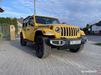 Jeep Wrangler Sahara 4XE jak nowy hybryda plug-in