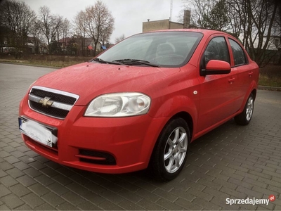 Chevrolet Aveo Ls Sedan Zarejestrowany 1.2 Benzyna 2008 Rok