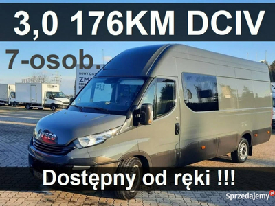 Iveco Daily 35S18 H 16m3 L4H2 Brygada 7-os. Kamera 176KM Od ręki Niska Cen…