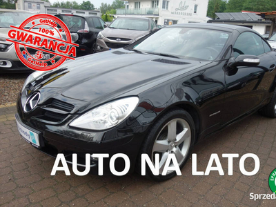 Mercedes SLK 200 SLK200 Kompressor Xenon Skóry 166tyśKM Zamiana Gwarancja …