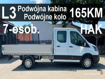 Ford Transit L3 Skrzynia 2200 x 2795 165KM Hak Bliźniak Bry…