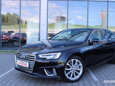 Audi A4, 2019r. Salon Polska, Fv23%, DSG, FullLED, El. Klapa, Grzana Kiero…