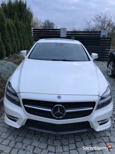 Mercedes CLS 500/550 4matic AMG pakiet biała perła V8 W218 masaże harman