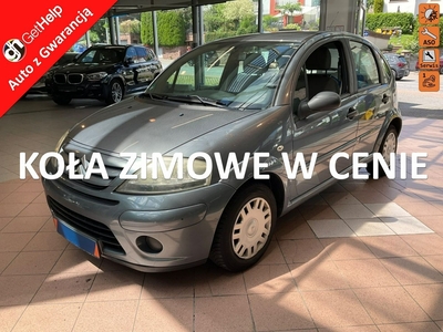 Citroen C3 I Benzyna, symboliczny przebieg, klimatyzacja, isofix, dodatkowe koła