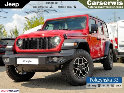 Jeep Wrangler 2.0 benzyna 272 KM 2024r. (Warszawa)