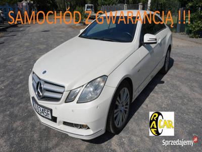 Mercedes inny E Klasa 207 Coupe . Gwarancja