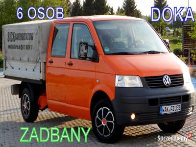 Volkswagen T5 DOKA__6 - OSÓB__Paka__Doinwestowany__Klima