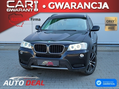 BMW X3 I (F25) 2.0D, 184KM, X-Drive, 4x4, Automat, Nawigacja, Skóra, AUTO DEAL Piła