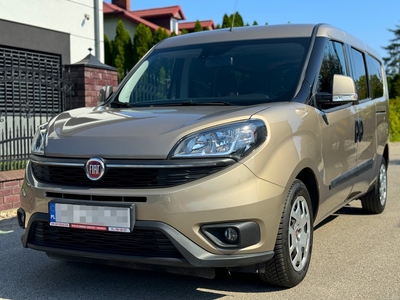 Fiat Doblo II 1WŁ Salon PL FV23% L2 Long Kamera Czujniki Nawi Podgrzewane fotele