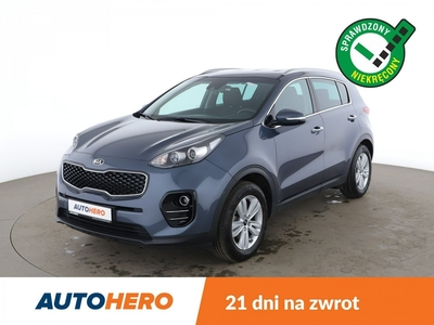 Kia Sportage IV pełna książka serwisowa, niski przebieg, PDC, hak holowniczy