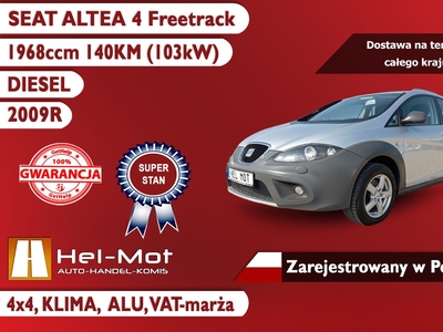 SEAT Altea I 4 Freetrack 4x4 2009R Sprowadzony i Zarejestrowany w Polsce!