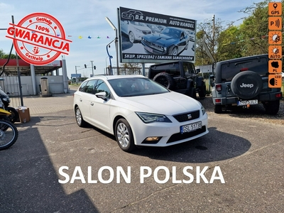 SEAT Leon III 1.6 TDI 110 KM, Full LED, Klimatyzacja, Alufelgi, Bluetooth, Nawigac