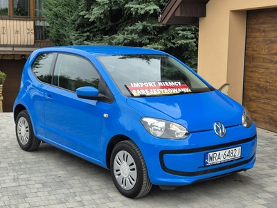 Volkswagen up! 2015r, Mały Przebieg 85tyś km, Z Niemiec-Zarejestrowany