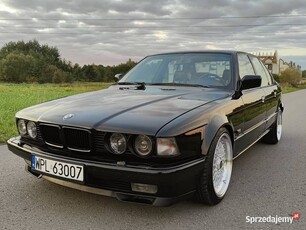 Bmw E32 730i LPG MANUAL shadowline czarna BBS