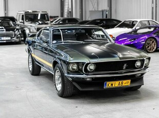 Ford Mustang Mach 1 1969, JOHN WICK, BLACK JADE. Po drobiazgowej renowacji. 5,75 V8