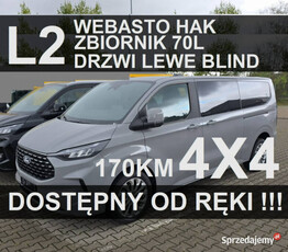 Ford Tourneo Custom 4X4 L2 Nowy Titanium Kamera Drzwi lewe Webasto Hak Od …