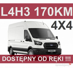 Ford Transit 4x4 L4H3 170KM Kamera Super Cena ! Dostępny od ręki ! 1920 zł