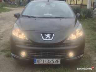 Peugeot 207CC 1,6 benzyna sprawy dach klimatyzacja zadbany