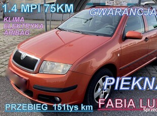 Skoda Fabia LUCA 1.4 Mpi_75KM_KLIMA_Piekna