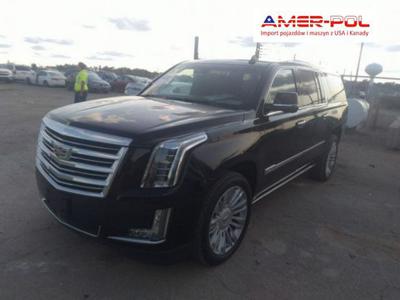 Cadillac Escalade IV (2015-) 2017, 6.2L, 4x4, ESV PLATINUM, od ubezpieczalni