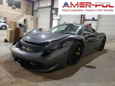 Ferrari 458 Italia bez wersji 2012, 4.5L, uszkodzony przód