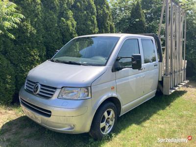 Vw t5 wypas 178k doka dubel kabina długi stojak do okien